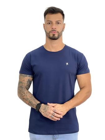 Camiseta Longline Masculina Plus Size Dry Fit Camisa Proteção Uv
