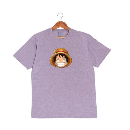 Camiseta Luffy Rosto Roblox Em Algodão Adulto Unisex TSM Camisa  Tamanho:GG;Cor:Branco;Gênero:Unissex