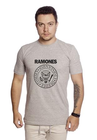 Camiseta Manga Curta Adulto Ramones TechMalhas Basica Estampada Imagem de Camiseta Manga Curta Adulto Ramones TechMalhas Basica Estampada