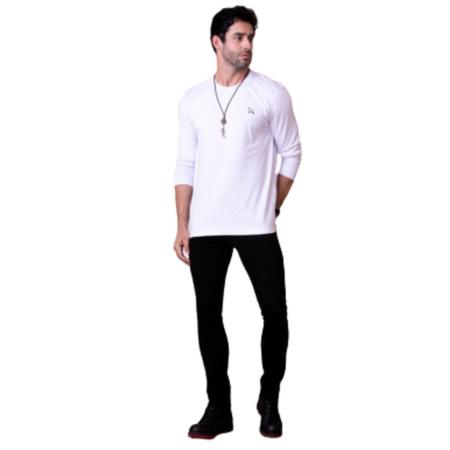 Camiseta Manga Longa Bordado Masculina Revanche Fontioso Imagem de Camiseta Manga Longa Bordado Masculina Revanche Fontioso