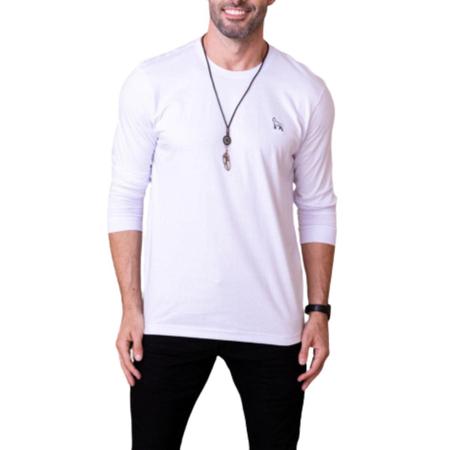 Camiseta Manga Longa Bordado Masculina Revanche Fontioso Imagem de Camiseta Manga Longa Bordado Masculina Revanche Fontioso
