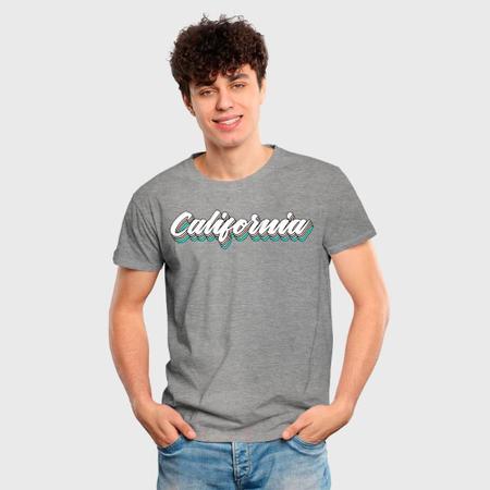 Imagem de Camiseta Masculina Algodão Estampa California Casual Básica