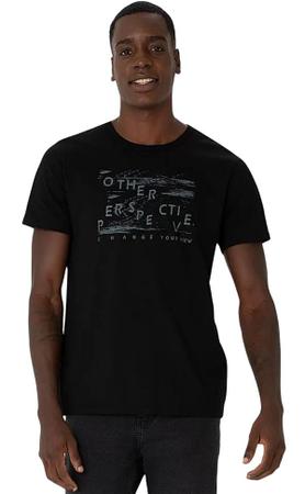 Imagem de Camiseta Masculina Algodão Estampa Frontal P Ao Xgg Malwee