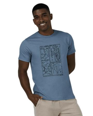 Camiseta Masculina Algodão Estampa Frontal P Ao Xgg Malwee Imagem de Camiseta Masculina Algodão Estampa Frontal P Ao Xgg Malwee