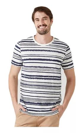 Camiseta Masculina Algodão Estampa Frontal P Ao Xgg Malwee Imagem de Camiseta Masculina Algodão Estampa Frontal P Ao Xgg Malwee