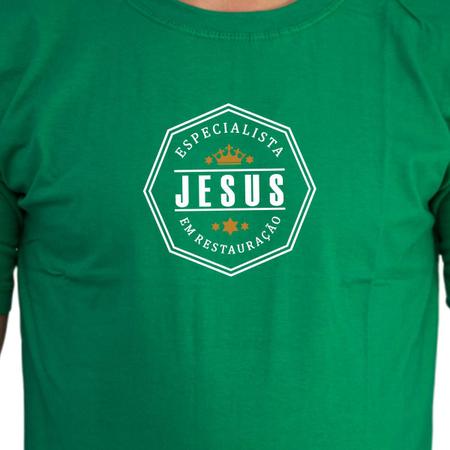 Imagem de Camiseta Masculina Algodão Evangélica Restauração
