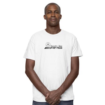 Imagem de Camiseta Masculina AMG Mercedes Benz Estampa Automotiva Gola Redonda 100% Algodão Qualidade Premium