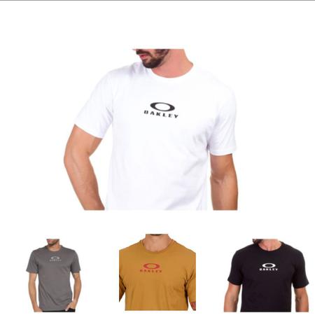 Camiseta Oakley Bark New White - Masculina