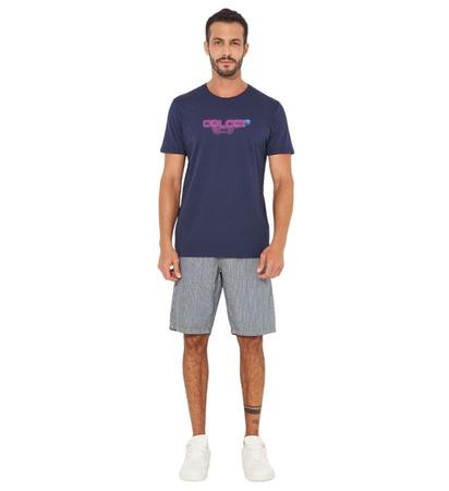 Camiseta Masculina Colcci Manga Curta Led Logo Imagem de Camiseta Masculina Colcci Manga Curta Led Logo