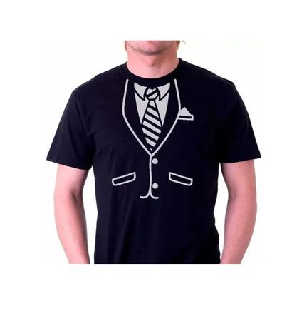 Camiseta Terno ,gravata,smoking