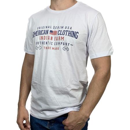 Imagem de Camiseta Masculina Country Branca American Indian Farm