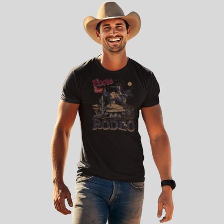 Imagem de Camiseta Masculina  Country Rodeio Pião Touro