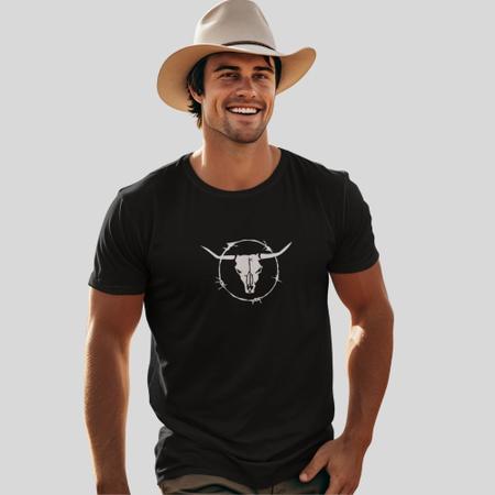 Imagem de Camiseta Masculina  Country Rodeio Pião Touro