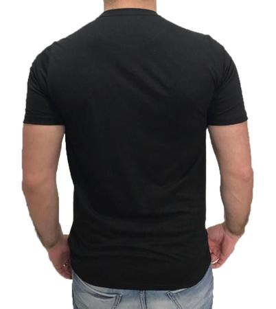 Camiseta Camisa Longline Masculina Caveira Estados Unidos USA