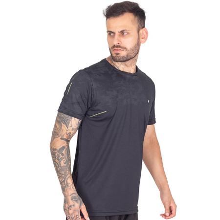 Camiseta Dry Fit Masculina Manga Curta Gola Redonda Fitness