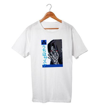 Camiseta Masculina e Feminina t-shit Fio 30.1 Naruto Sasuke Uchiha Mao no  olho - Nexstar - Camiseta Feminina - Magazine Luiza