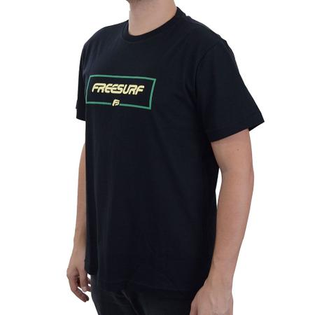 Imagem de Camiseta Masculina Freesurf MC Square Preto - 1104