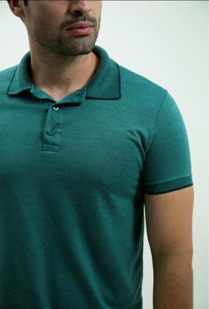 Imagem de Camiseta Masculina Gola Polo Ixória Verde Prime Viscose Luxo