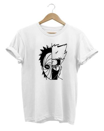 Imagem de Camiseta Masculina Kakashi E Obito Camisa Naruto Anime