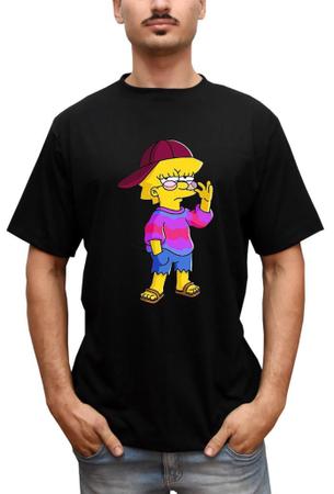 Camiseta Masculina Lisa Lisa Simpsons Tumblr Swag - Bella Store