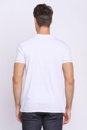 Imagem de Camiseta Masculina Manga Curta Estampada Polo Wear Branco