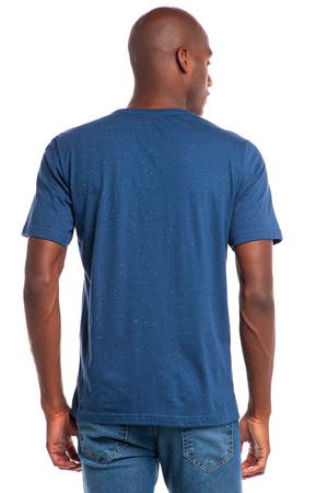 Imagem de Camiseta Masculina Silk Press Start Casual Polo Wear Azul Escuro