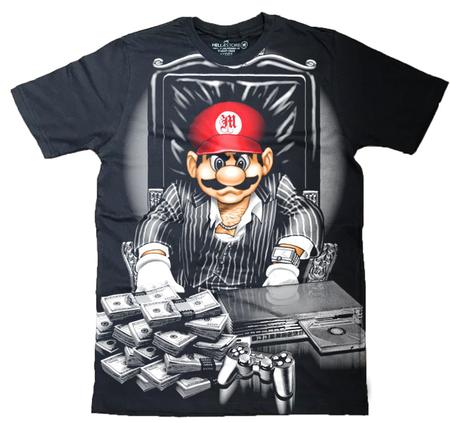 Imagem de Camiseta Masculina Super Mario Bross Games Jogos Camisa Infantil Unissex