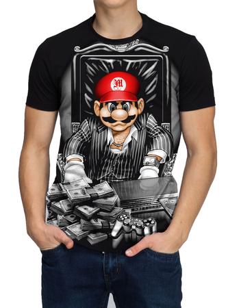 Imagem de Camiseta Masculina Super Mario Bross Games Jogos Camisa Infantil Unissex