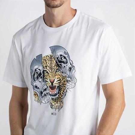 Imagem de Camiseta MCD Regular Onça Caveira WT23 Masculina Branco