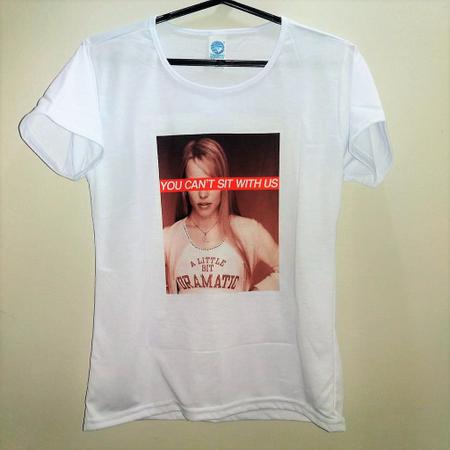 T-SHIRT FEMININA GAROTA PUNHO SEMPRE LINDA