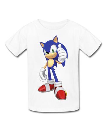 Sonic the Hedgehog Meninos Meninas Camisetas Anime Desenhos