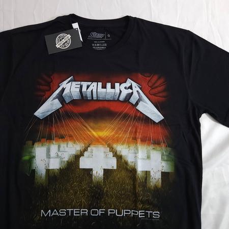 Camiseta Metallica Master Of Puppets Original Stamp Licenciada