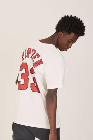 Imagem de Camiseta Mitchell & Ness Estampada Chicago Bulls Scottie Pippen Off White