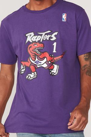 Camiseta Mitchell & Ness Toronto Raptors Preta/Roxa - Compre Agora