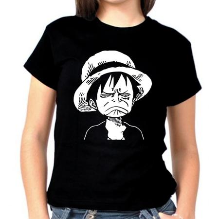 Camiseta Babylook Feminina - One Piece Monkey D Luffy 04