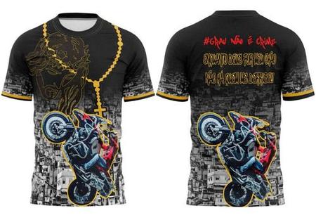 Camiseta de Quebrada Moto Grau Não é Crime Familia 244 em Promoção na  Americanas