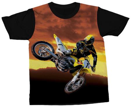 Design de camisa de corrida de motocross