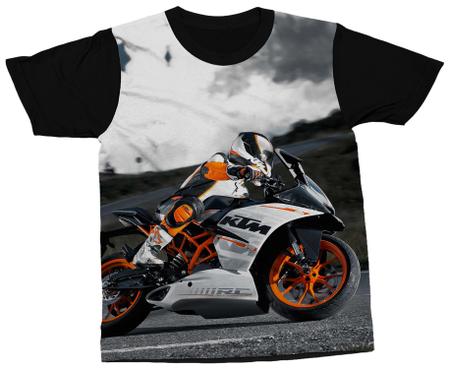 Camiseta Camisa Motos Moto Corrida Pista Arte Fuga Piloto 18 em Promoção na  Americanas