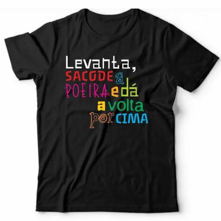 Camiseta musica MPB - Levanta e sacode a poeira - Inoctua - Outros