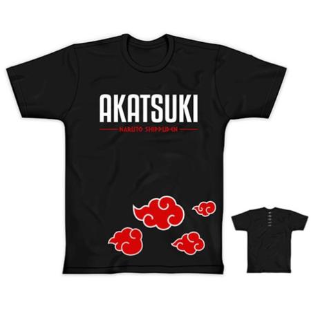 Camiseta naruto shippuden akatsuki ninjas renegados simbolos