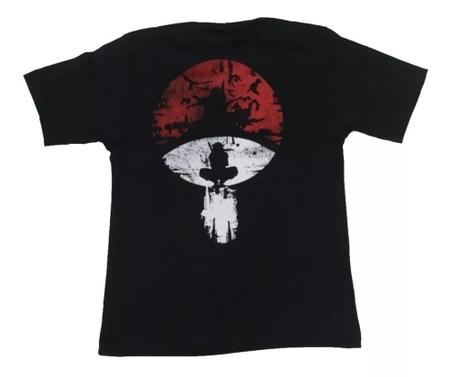 Imagem de Camiseta Naruto Itachi Uchiha Akatsuki Blusa Adulto Unissex Anime Mr1245 BM