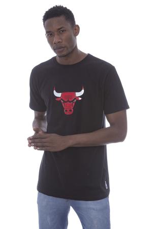 Imagem de Camiseta NBA Estampada Vinil Chicago Bulls Casual Preta