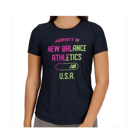 Camisa New Balance Relentless Feminino - Preto