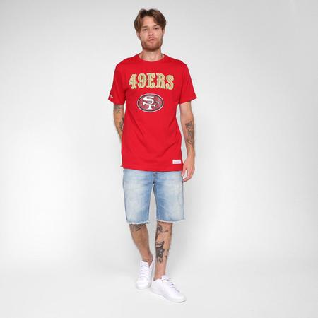 Camiseta NFL São Francisco 49ers Mitchell & NessMasculina - Camisa