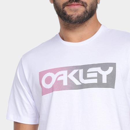 Camiseta Oakley B1b Central Graphic Azul - Faz a Boa!