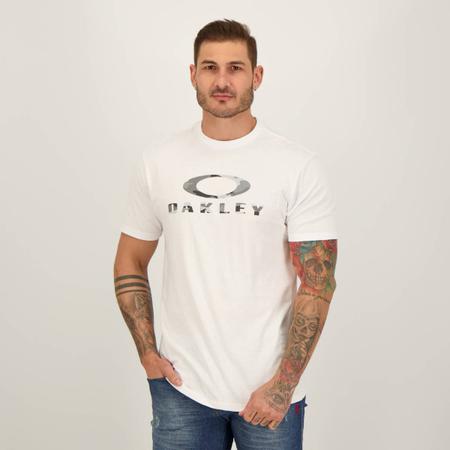 Camiseta Oakley Camo SS Branca Mescla - Camisa e Camiseta Esportiva -  Magazine Luiza