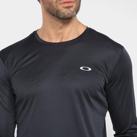 Camiseta Oakley Daily Sport LS III Manga Longa Marinho 