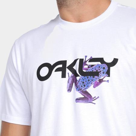 Camiseta Oakley Frog Big Graphic Grey os melhores preços