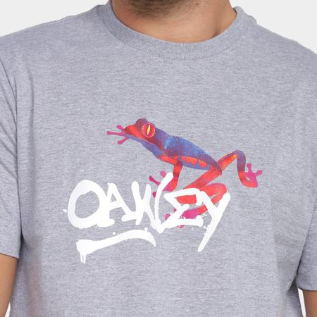 Camiseta Oakley Frog Graphic Masculina - Preto