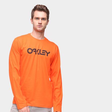 Camiseta Oakley Masculina Manga Longa Mark Ii Ls Tee Branca